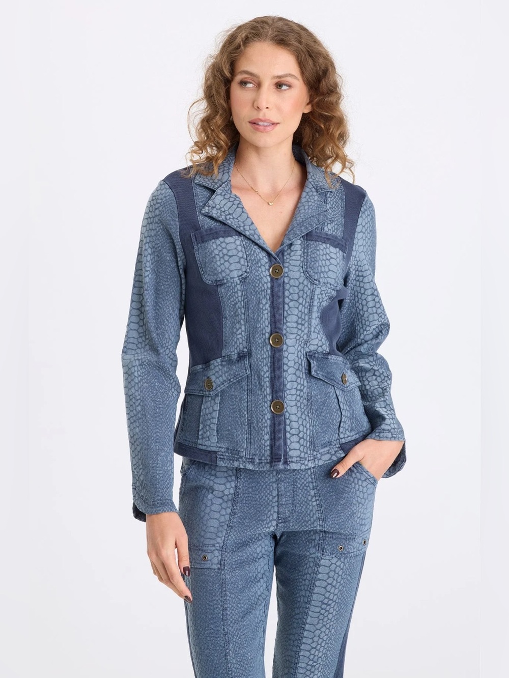 XCVI
CORNELIA JACQUARD FITTED BLAZER